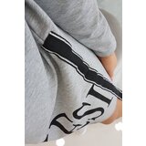 Kesi Haljina sa kapuljačom i siva siva štampa | ePonuda.com