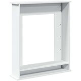 vidaXL Okvir za kamin bel 75x20x87,5 cm inženirski les | Shoptok.si