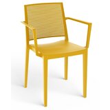 Vrtni stoli Fotelj GRID ARMCHAIR – gorčično rumena | Shoptok.si