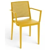 Fotelj GRID ARMCHAIR – gorčično rumena