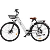 VARUN Žensko mestno električno kolo C700-8, 27,5" nizka stopnica, 36V 250W senzor navora, bela, (5000007894) Cene