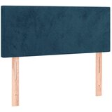  box spring s madracem LED tamnoplavi 80 x 200 cm baršun | Eponuda.ba