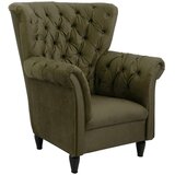 MID.YOU FOTELJ Z OPORO ZA GLAVO, olivno zelena tekstil | Shoptok.si