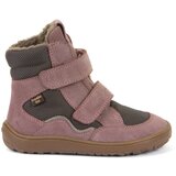 Froddo škornji G3160247 BAREFOOT TEX WINTER podloženi D grey/pink 24 | Shoptok.si