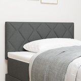 vidaXL Vzglavje z Diamantnimi Bloki Temno Sive 100 cm Tkanine Cene