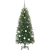 vidaXL Umestno božično drevo med 150 LED Zelena 150 cm PE in PVC | Shoptok.si