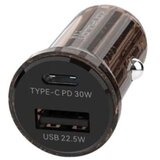 Konfulon C85Q Mini auto punjač 30 W, USB-C i USB Cene