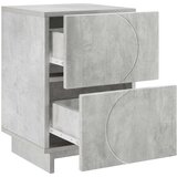  Noćni ormar Betonska siva 33,5 x 34,5 x 50 cm Konstruirano drvo | shoptok.hr