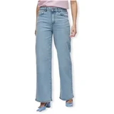 Vila Emma Wide Jeans - Light Blue Denim Plava