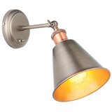  Endon 92866 - Zidna reflektorska svetiljka HAL 1xE27/10W/230V mat hrom/bakarna | Eponuda.com