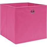  Kutije za pohranu 10 kom ružičaste 32 x 32 x 32 cm od tkanine | Eponuda.com