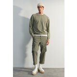 Trendyol Sweatshirt - Green - Relaxed fit Cene