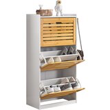 SoBuy predsoba za čevlje v beli barvi v kmečkem slogu, (20814948) Cene