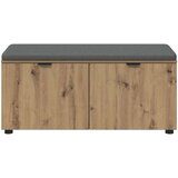  Haldna klop z blazino z vrati Umetni hrast 100 x 38 x 46 cm, (5000155658) | Shoptok.si