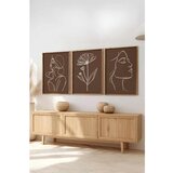 WALLXPERT Huhu516 - Višenamenska dekorativna slika u okviru (3 komada) 20 x 30 cm | Eponuda.com