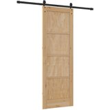  Klizna vrata ORKDAL Prirodna i crna 73,5 x 211 cm | shoptok.hr