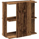  Regal za knjige s 3 razina boja staro drvo 60x30x60 cm drveni | Eponuda.ba