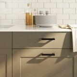  Ručke za ormarić 20 kom crne 96 mm od nehrđajućeg čelika | shoptok.hr