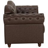Livetastic Zofa Chesterfield Christel, Rjava, Videz Usnja | Shoptok.si