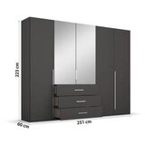 home24 Omara S Klasičnimi Vrati Montclar, Grafitna | Shoptok.si