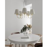  ByRydens 4202720-6509 - Visilica na sajli LYNF 5xE14/8W/230V mesing/bela | Eponuda.com