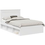 vidaXL konstrukcija postelje bela 120 x 200 cm masivno borovo les, (5000103942) | Shoptok.si