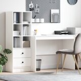 vidaXL Radni Stol s Skladištem Beli Igračko Drvo | shoptok.hr