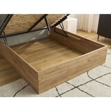 Bobochic Paris Kremno bela oblazinjena oblazinjena/iz iverne plošče zakonska postelja s prostorom za shranjevanje z letvenim dnom 180x200 cm Charlie – | Shoptok.si