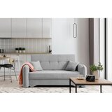 ELTAP Svijetlo siva sklopiva/s prostorom za odlaganje sofa od šenila 155 cm Laine – | shoptok.hr