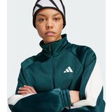 Adidas Jakna za trening 'Stadium' petrol / bela | Shoptok.si