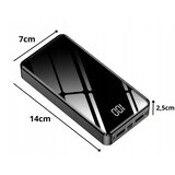  20000mAh prenosna baterija LED in 4x USB powerbank LCD črna | Shoptok.si