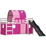 The Living Store pograd s toboganom in zavesami roza 90x190 cm - pograd, (21489980) | Shoptok.si