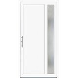 PANTO pvc vhodna vrata K011 bela 110 cm x 210 cm levo Cene