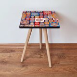 Hanah home klub sto Shp7, 35x42x35 cm, Šareni | ePonuda.com
