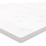  Ploča za stol bijela 40x40x2,5 cm masivna borovina četvrtasta | shoptok.hr