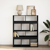  Regal za knjige crni 100 x 33 x 125,5 cm od konstruiranog drva | shoptok.hr