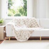  Protuklizna deka od umjetnog zečjeg krzna Olite 4 pcs Bijela | shoptok.hr
