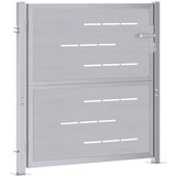  Vrtna vrata Srebrno 85 x 97 cm Nehrđajući čelik | shoptok.hr