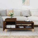  Stolić za kavu boja hrasta 100 x 50 x 45 cm konstruirano drvo | shoptok.hr