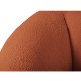 Cosmopolitan Design Oranžen fotelj iz tkanine bouclé Essen – | Shoptok.si