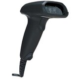 Manhattan Long Range CCD Handheld Barcode Scanner, USB, 500mm Scan Depth, Cable 1.5m, Max Ambient Light 10,000 lux (sunlight), Black, Three Year Warranty | shoptok.hr