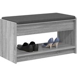  Klupa za hodnik s jastukom Sivi Sonoma 83 x 38 x 45 cm | shoptok.hr