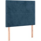  box spring s madracem LED tamnoplavi 80 x 200 cm baršun | shoptok.hr