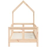  Otroški posteljni okvir 70x140 cm trdna borovina, (20916819) | Shoptok.si