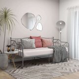  Posteljni okvir siv kovinski 90x200 cm, (20643218) | Shoptok.si
