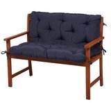 Sun Garden Temno modre vrtne blazine v kompletu 2 - za klop 50x100 cm Selby - Cene