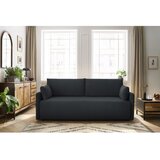 Bobochic Paris Temno siva raztegljiva sedežna garnitura iz rebrastega žameta 211 cm Marcel – | Shoptok.si