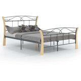  Za krevet crni metalni 120 x 200 cm | shoptok.hr