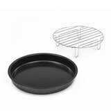 Klarstein AeroVital Cube Chef, krožnik za pico, visok žar nastavek, oprema, nerjaveče jeklo | Shoptok.si