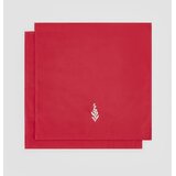 Reserved - Komplet 2 bombažnih prtičkov - Burgundy | Shoptok.si